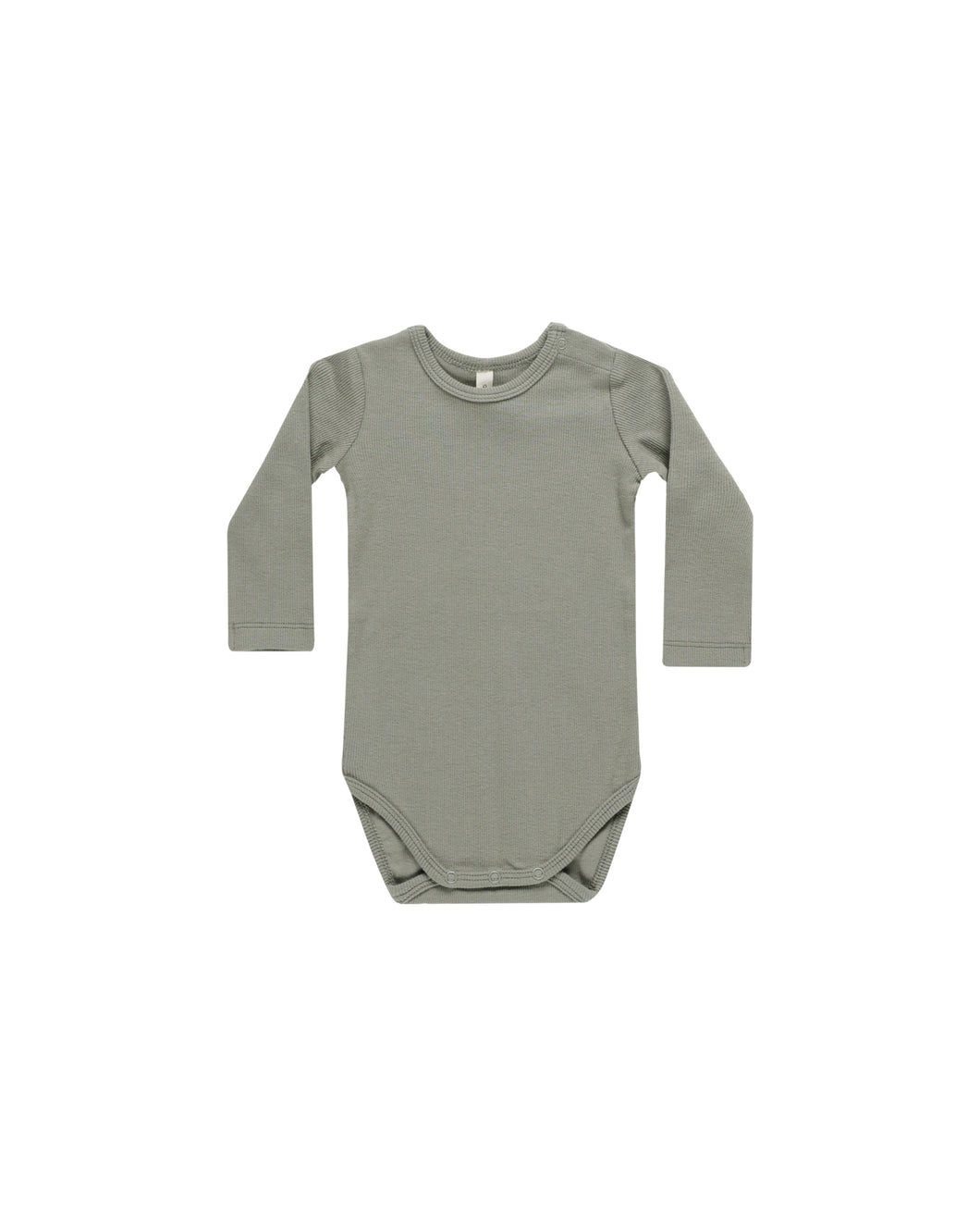 Basil Ribbed Long Sleeve Onesie