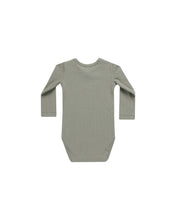 Load image into Gallery viewer, Basil Ribbed Long Sleeve Onesie
