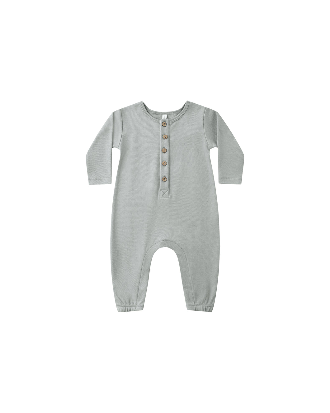 Steel Blue Long Sleeve Jumpsuit