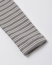 Load image into Gallery viewer, Slate Micro-Stripe Ribbed Set
