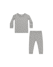 Load image into Gallery viewer, Blue Ditsy Bamboo PJ Set
