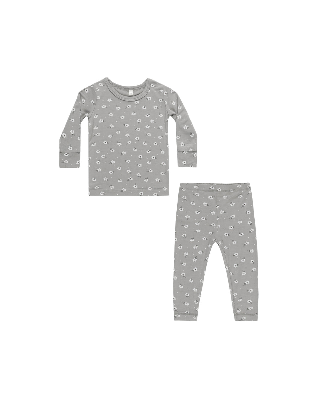 Blue Ditsy Bamboo PJ Set