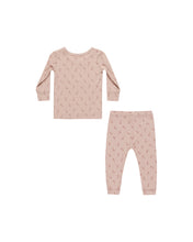 Load image into Gallery viewer, Candy Cane Bamboo Pajama Set
