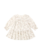 Load image into Gallery viewer, Floral Vine Tiered Jersey Dress
