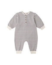 Load image into Gallery viewer, Slate Stripe Relaxed Jumpsuit
