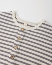 Load image into Gallery viewer, Slate Stripe Relaxed Jumpsuit
