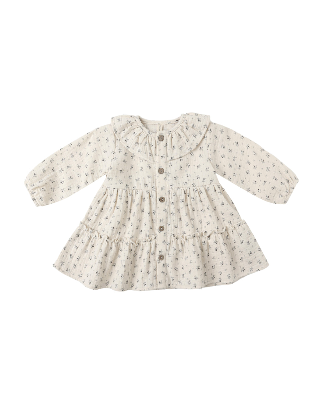 Bluebell Ruffle Collar Button Dress