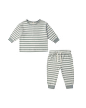Load image into Gallery viewer, Blue Stripe Cozy Set
