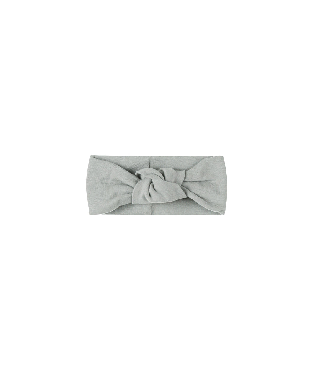 Steel Blue Knotted Headband