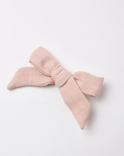 Load image into Gallery viewer, Clip Bow 3pk - Cloud, Blue Gingham, Dusty Rose
