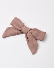 Load image into Gallery viewer, Clip Bow 3pk - Mulberry, Slate, Natural
