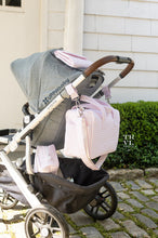 Load image into Gallery viewer, Quilted Stroller Bag - Pimlico Stripe Pink
