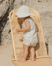 Load image into Gallery viewer, Eucalyptus Gingham Baby Tank Set
