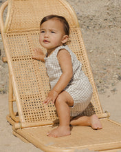 Load image into Gallery viewer, Eucalyptus Gingham Baby Tank Set
