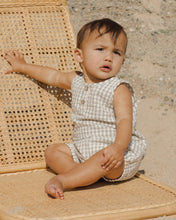 Load image into Gallery viewer, Eucalyptus Gingham Baby Tank Set
