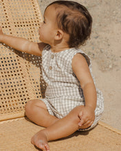 Load image into Gallery viewer, Eucalyptus Gingham Baby Tank Set
