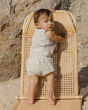 Load image into Gallery viewer, Eucalyptus Gingham Baby Tank Set
