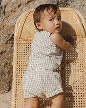 Load image into Gallery viewer, Eucalyptus Gingham Baby Tank Set
