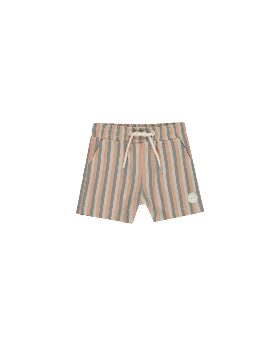 Multi-Stripe Board Short