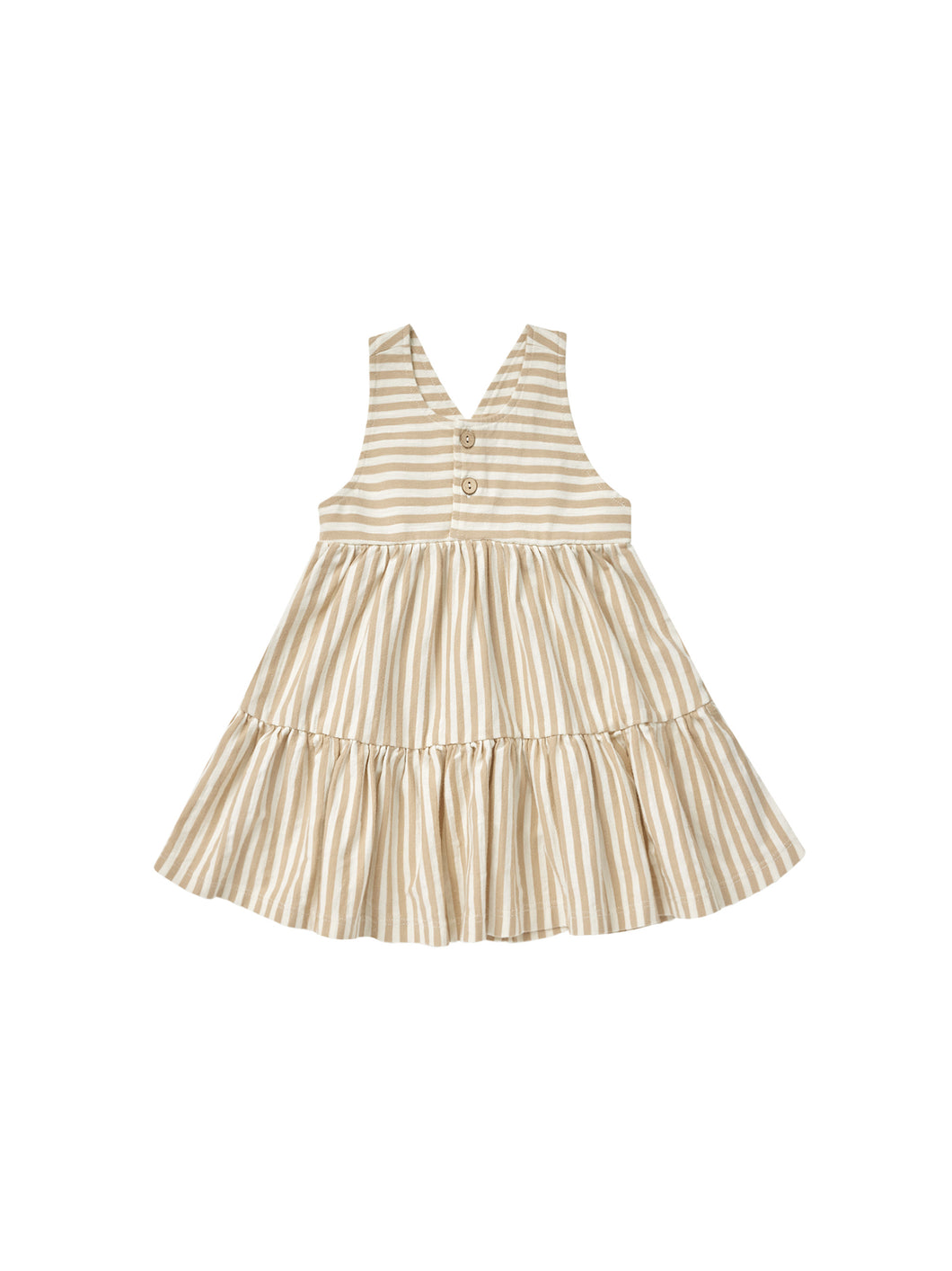 Sand Stripe Ruby Swing Dress