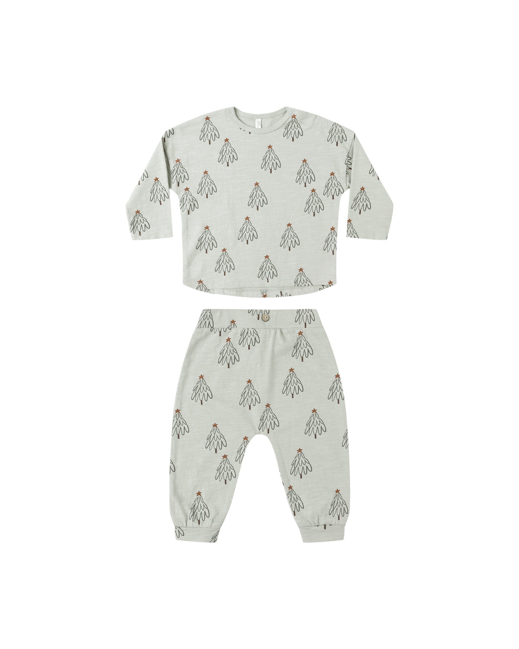 Trees Long Sleeve Top & Pant Set