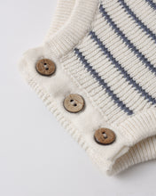 Load image into Gallery viewer, Marine Stripe Ashton Knit Romper
