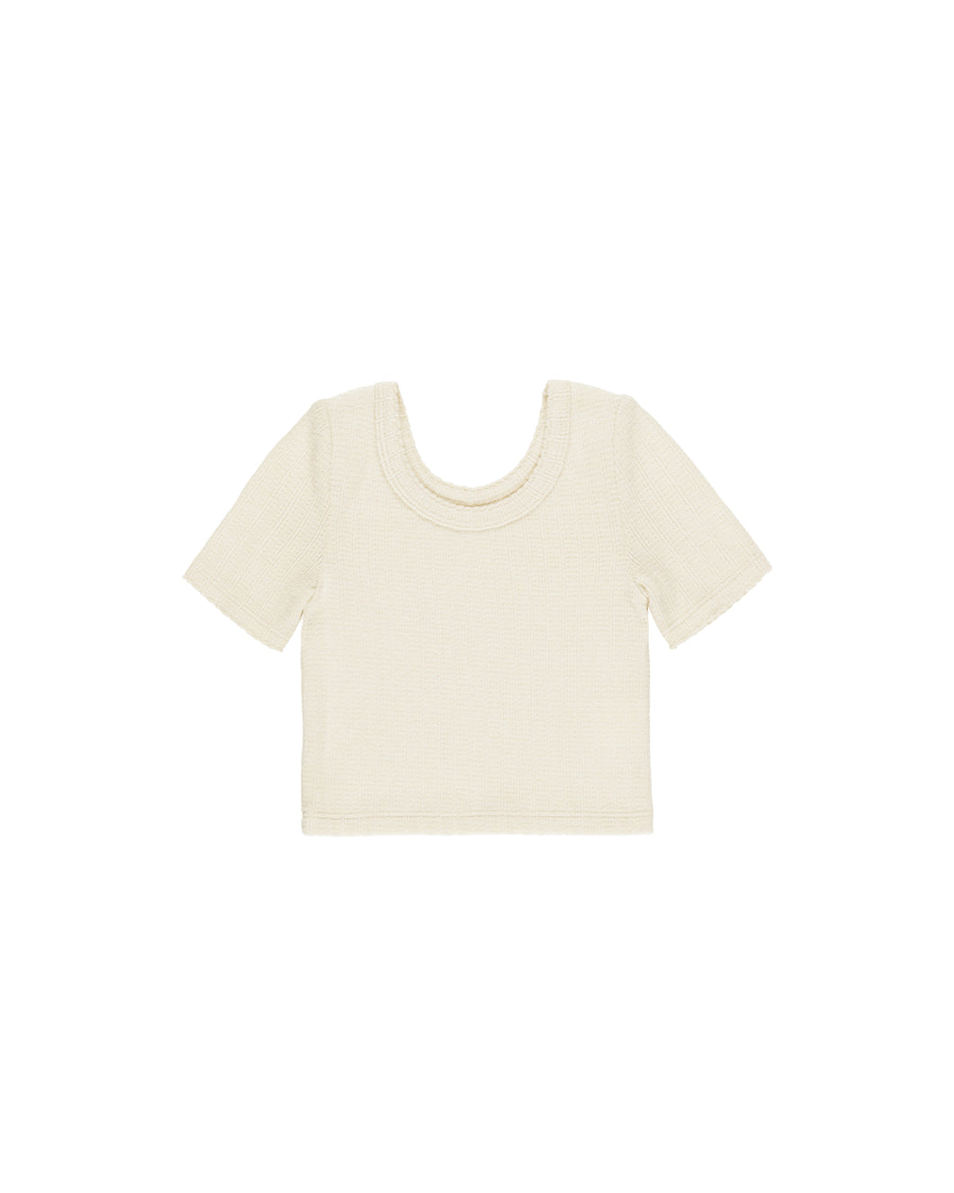 Natural Scallop Tee