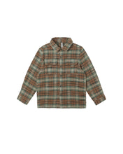Load image into Gallery viewer, Holiday Plaid Pocketed Flannel Top

