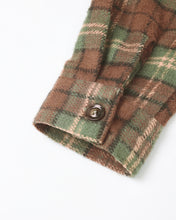 Load image into Gallery viewer, Holiday Plaid Pocketed Flannel Top
