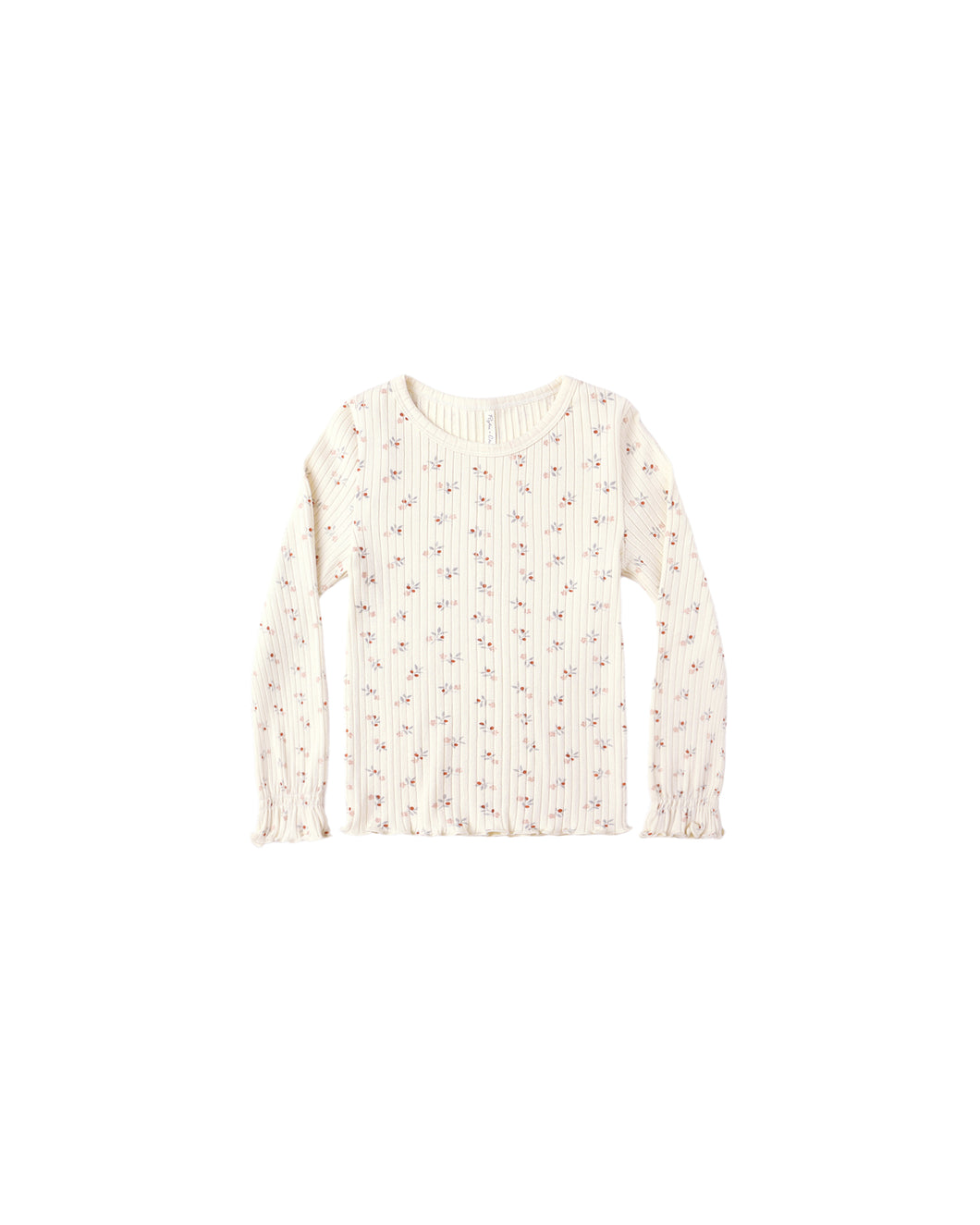 Natural Ditsy Rib Top & Legging Set