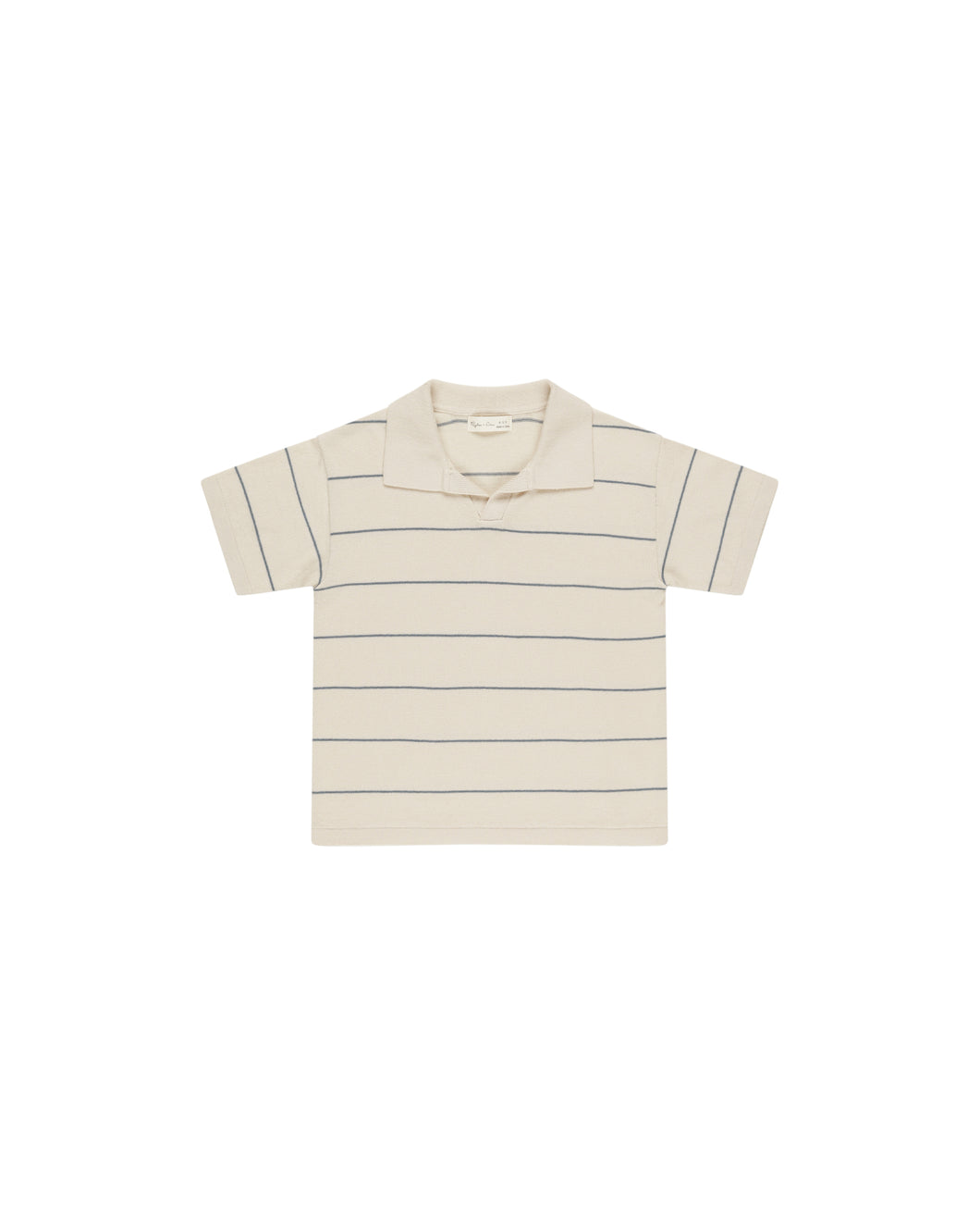 Blue Stripe Chandler Knit Polo