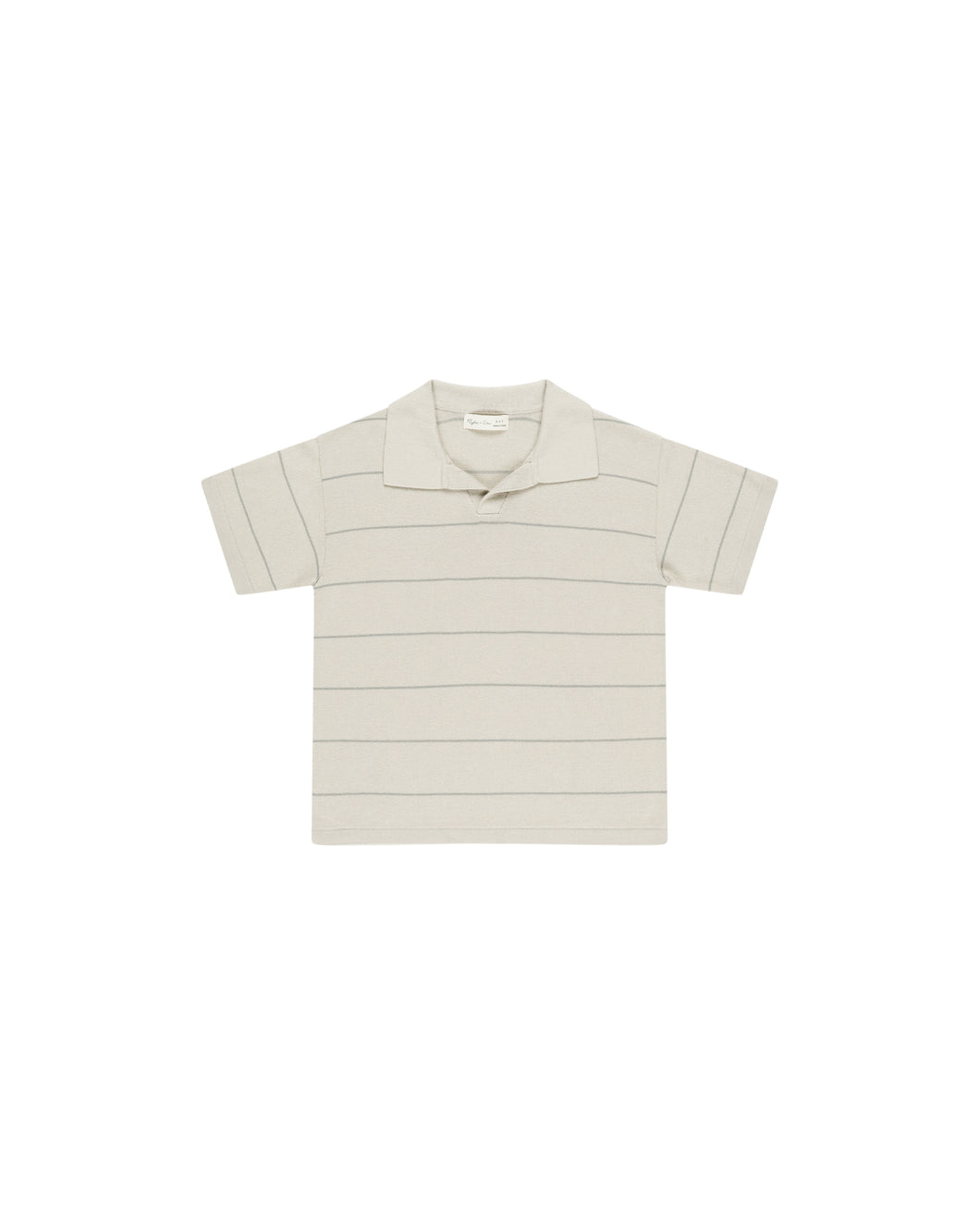 Eucalyptus Stripe Chandler Knit Polo