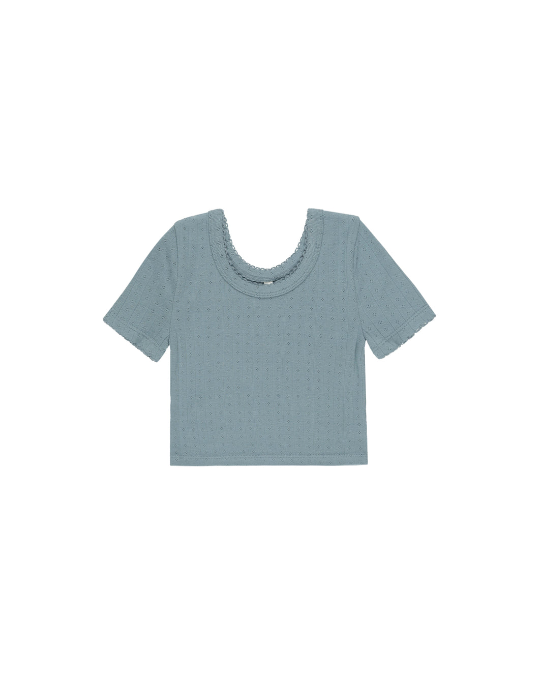 Ocean Pointelle Tee