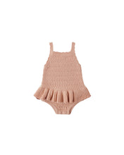 Load image into Gallery viewer, Melon Crochet Ruffle Romper
