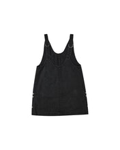 Load image into Gallery viewer, Washed Black Overall Dress
