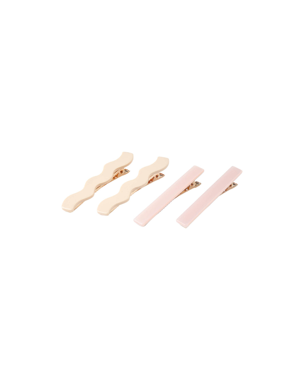 Wavy Clip Set - Blush/Natural