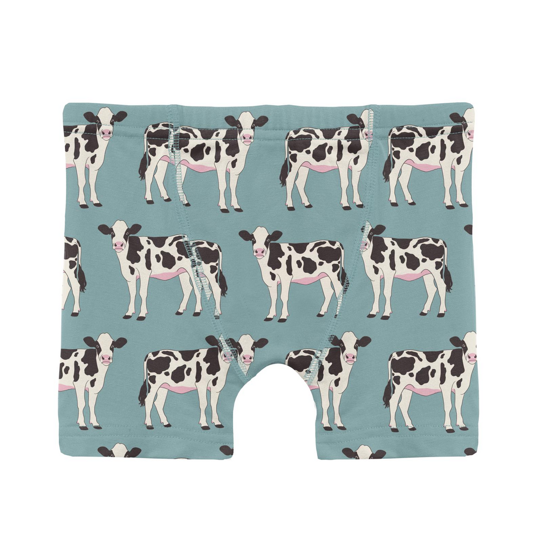 Jade Cows Boxer Brief