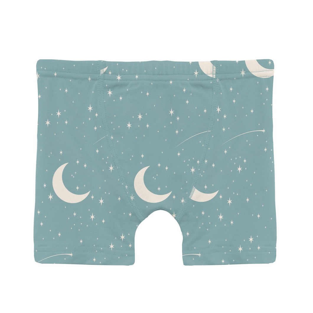 Jade Starry Sky & Moon Boxer Brief