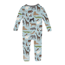 Load image into Gallery viewer, Spring Sky Zoo Convertible Romper
