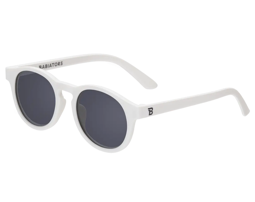 Wicked White Original Round Sunglasses