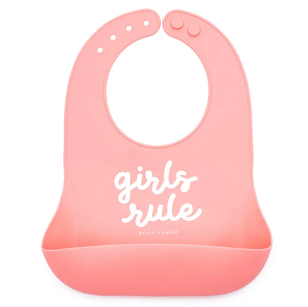 Girls Rule Wonder Bib