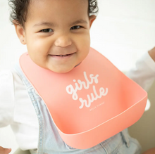 Load image into Gallery viewer, Girls Rule Wonder Bib
