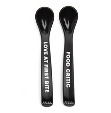 Load image into Gallery viewer, Love/Food Critic Spoon Set
