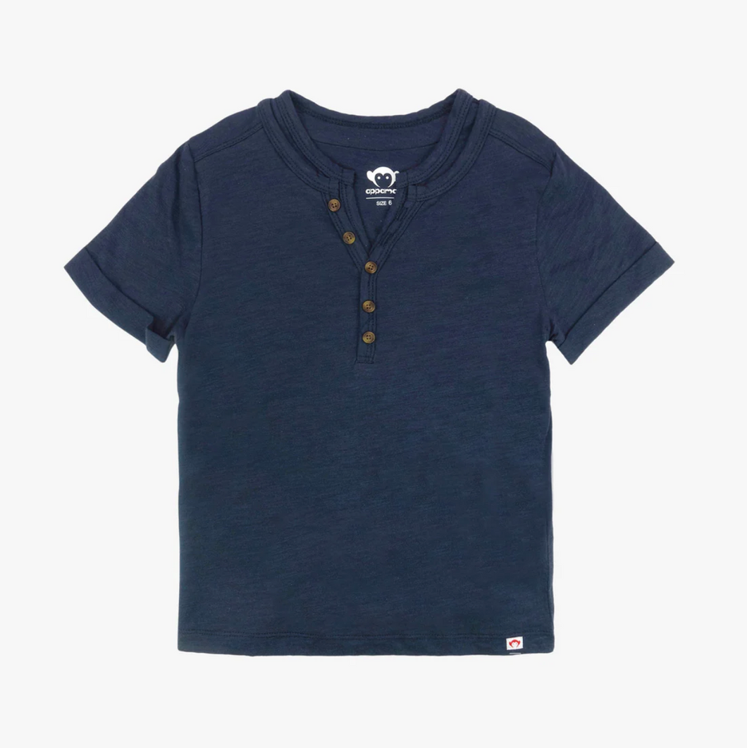 Navy Blue Hilltop Henley