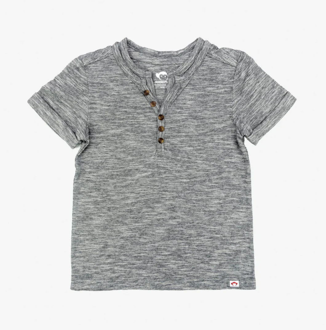 Grey Hilltop Henley