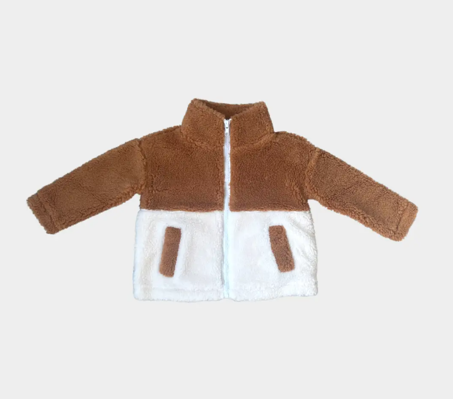 Camel/Ivory Teddy Coat