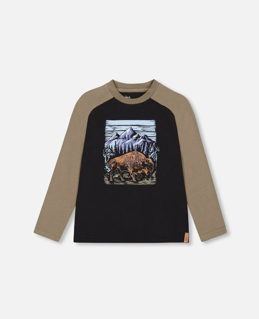 Bison Raglan Long Sleeve