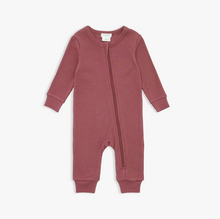 Load image into Gallery viewer, Merlot Ribbed Coverall
