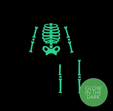 Load image into Gallery viewer, MAMA Glow In The Dark Skeleton PJ Set

