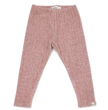 Load image into Gallery viewer, Dusty Rose Wide Rib Legging
